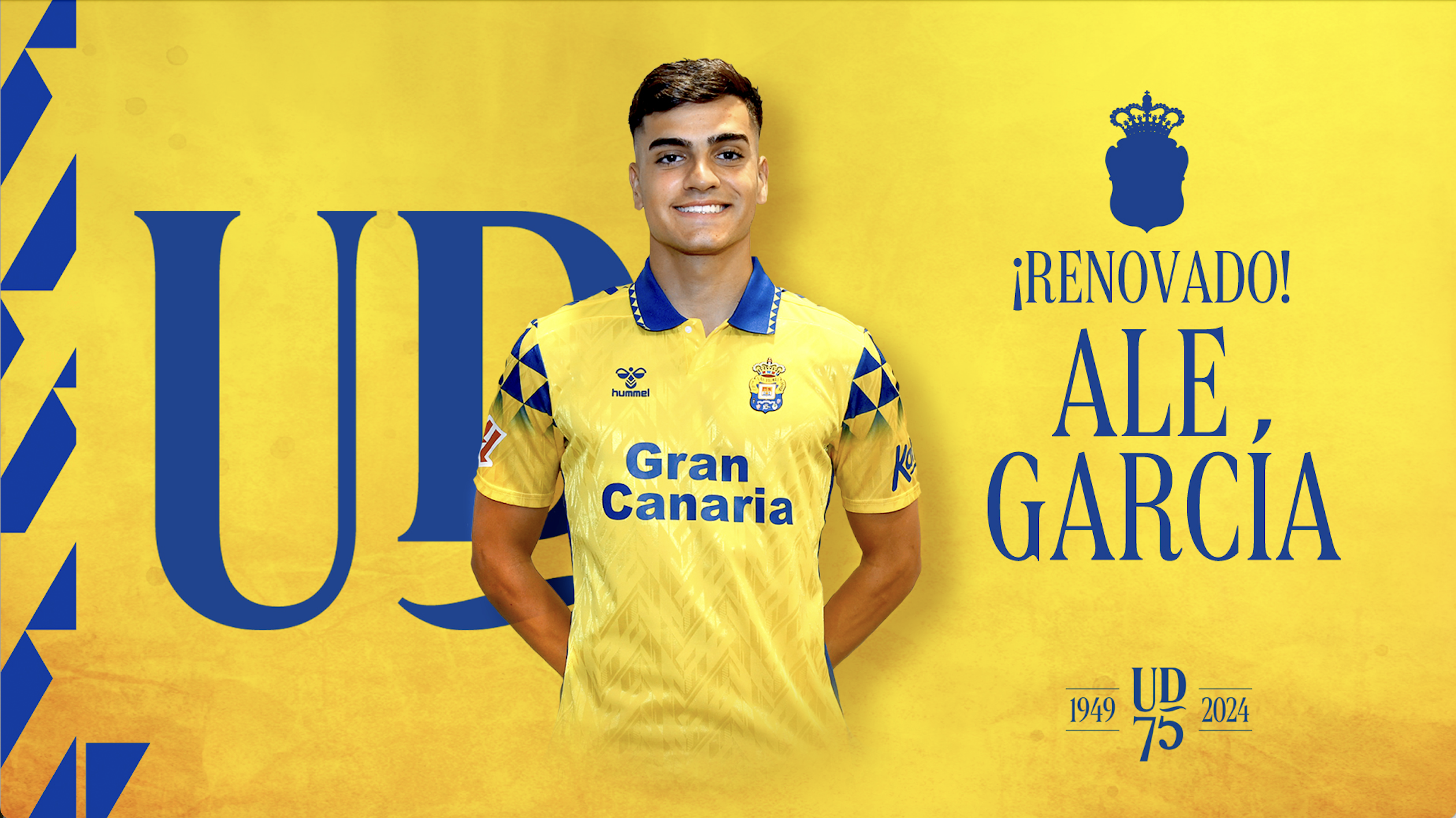 Ale García renews his relationship with UD Las Palmas